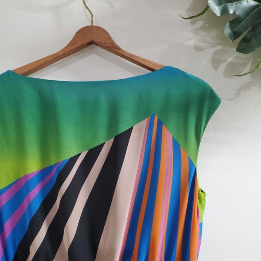 Adrianna Papell Dress NWT size 6 colorful - Picture 6 of 7